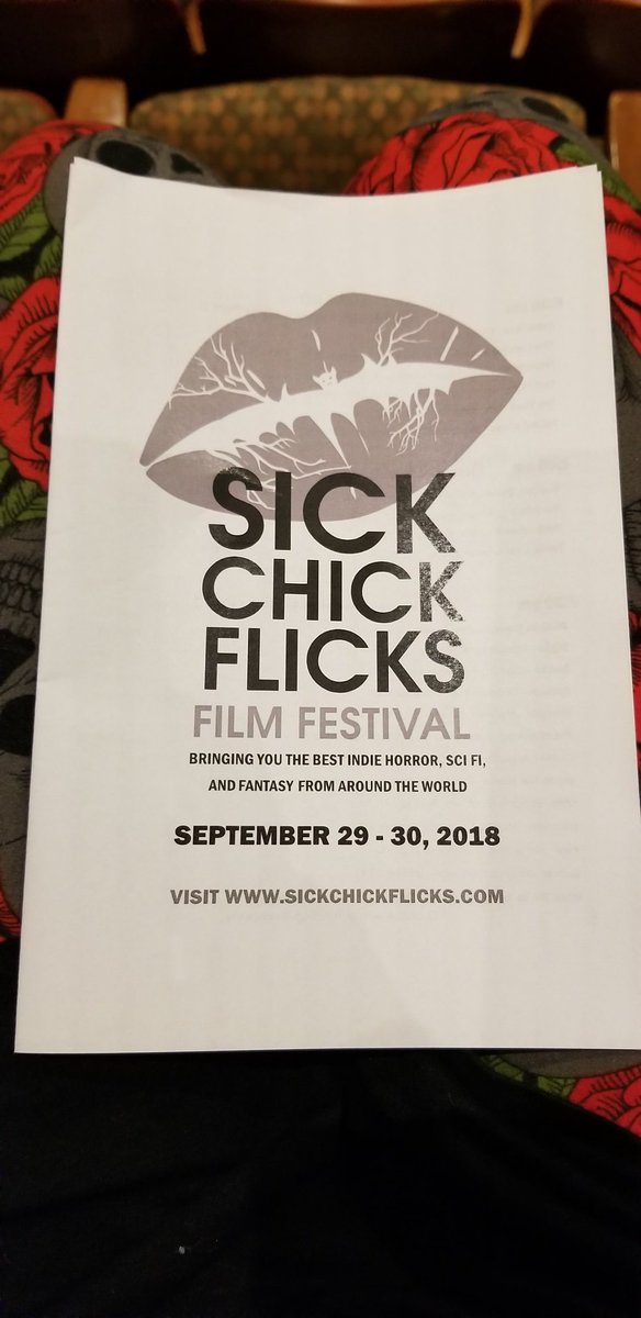 AndreaKitta's tweet photo. So excited to be here again! #sickchickflicks #scfff @CaryTheater https://t.co/BSzBLfvBPA
