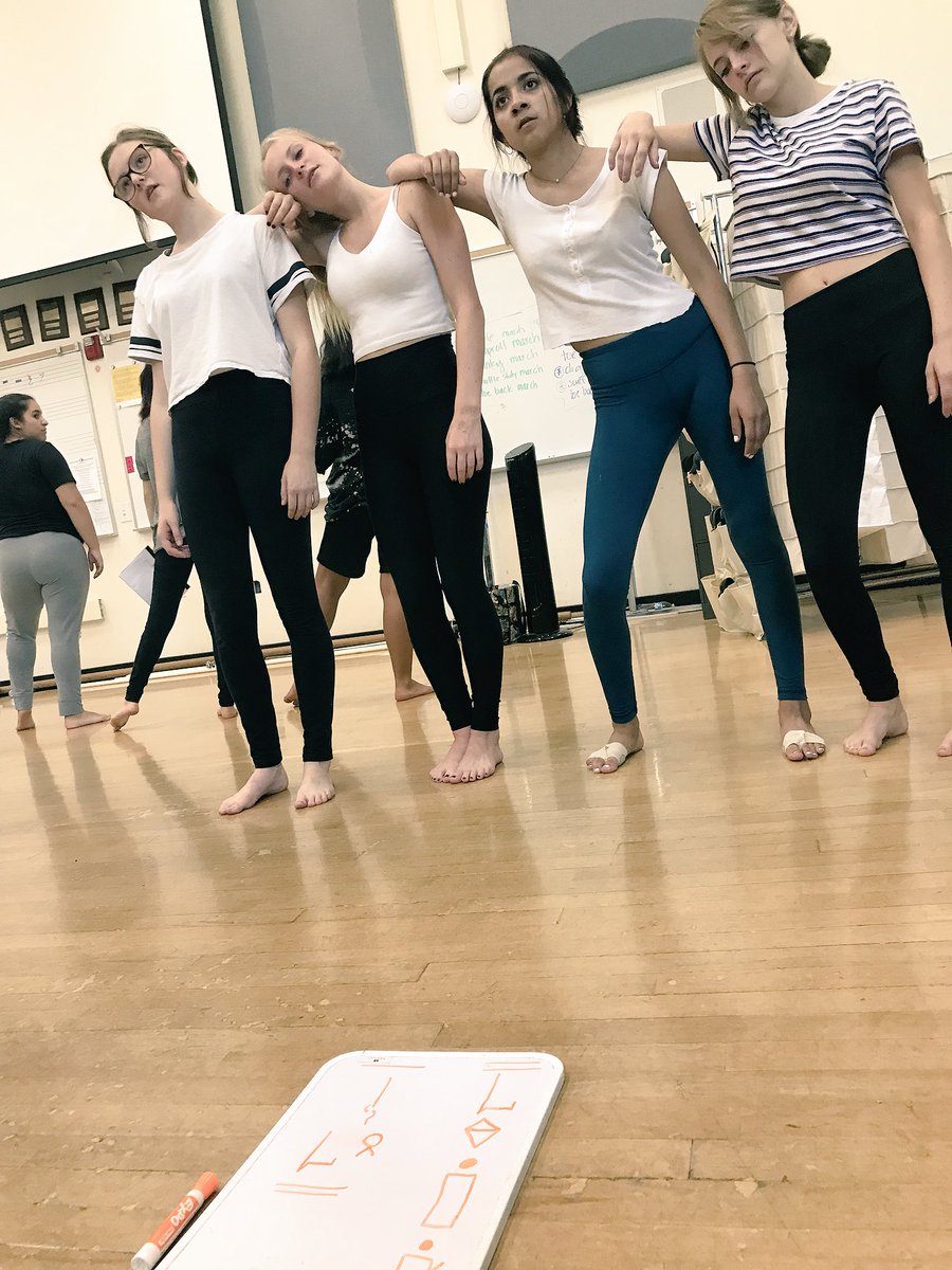 DanceMoorpark's tweet photo. Note the awesome #Languageofdance score I. The foreground!! First day of #dancenotation and they were off and running! #danceEd https://t.co/ImQ4McryM4