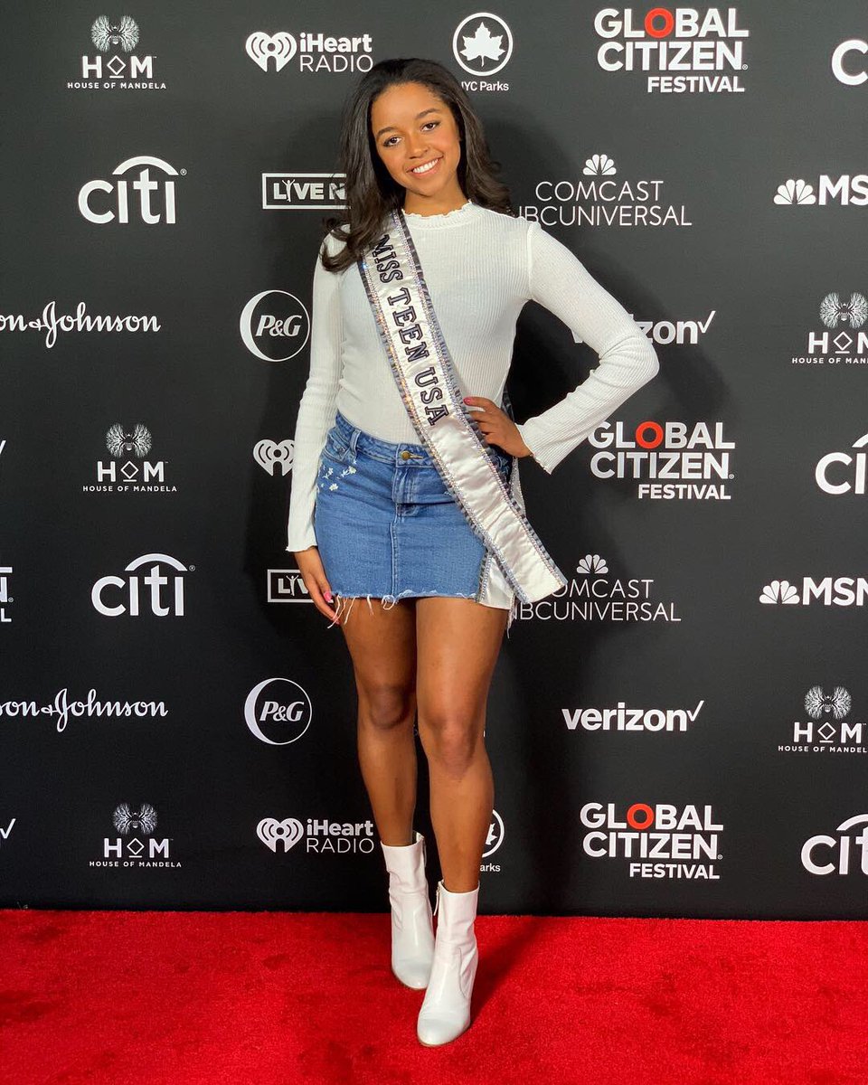 MissUSA's tweet photo. Red carpet looks at the 2018 @GlblCtzn Festival - Be The Generation To Take Action. ❤️ 

#MissUSA @sarahr_summers &amp; #MissTeenUSA @haileycolborn https://t.co/3Rf3WzdbnF
