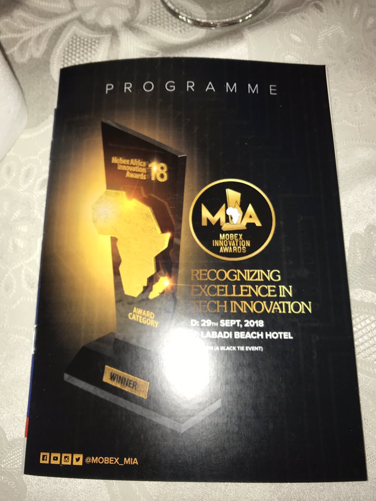 WestBlueLtd's tweet photo. The Minister of Environment, Science, Technology and Innovation; Hon Prof. Kwabena Frimpong delivering his keynote address at the 2018 Mobex Innovation Awards #Mobex2018 #fixingafrica #paperlessport https://t.co/UBRmLaeOpT