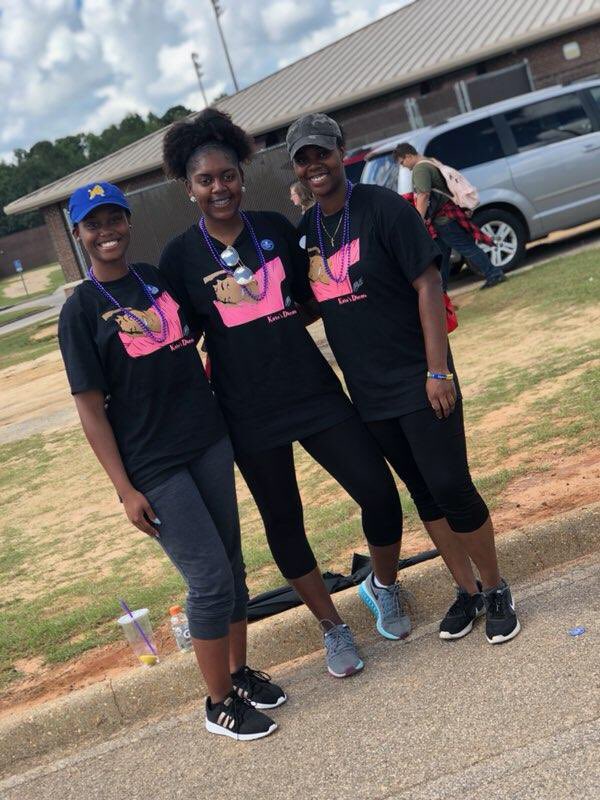 TroyPoodles's tweet photo. Soror Goodridge, Soror Foster and Soror McGhee spent the morning participating in the Out of The Darkness Walk for Suicide Awareness in Dothan,Al. ππ #stopSUICIDE #OmicronPi #service https://t.co/1bgwfwf3Ta