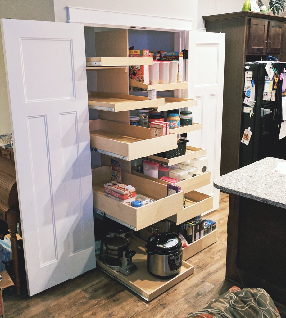 Pantry Pull Out Shelves - Kitchen - Atlanta - by ShelfGenie