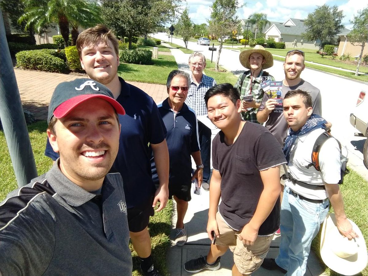 MLGoudelock's tweet photo. We had an outstanding team out today in Viera #TeamSpaceCoastGOP leads the pack to #LeadRight #TeamFL #FLRed https://t.co/mth5UjQUuq