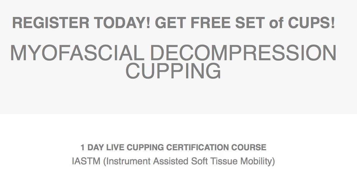drphilpage's tweet photo. Geezz. Now there's a certification for cupping? Puh-leeze. When will PTs learn that they dont need these BS certifications to verify ability to perform something within scope of practice and their time waste money, especially if the treatment is not supported by evidence! https://t.co/lWimCsf9xc