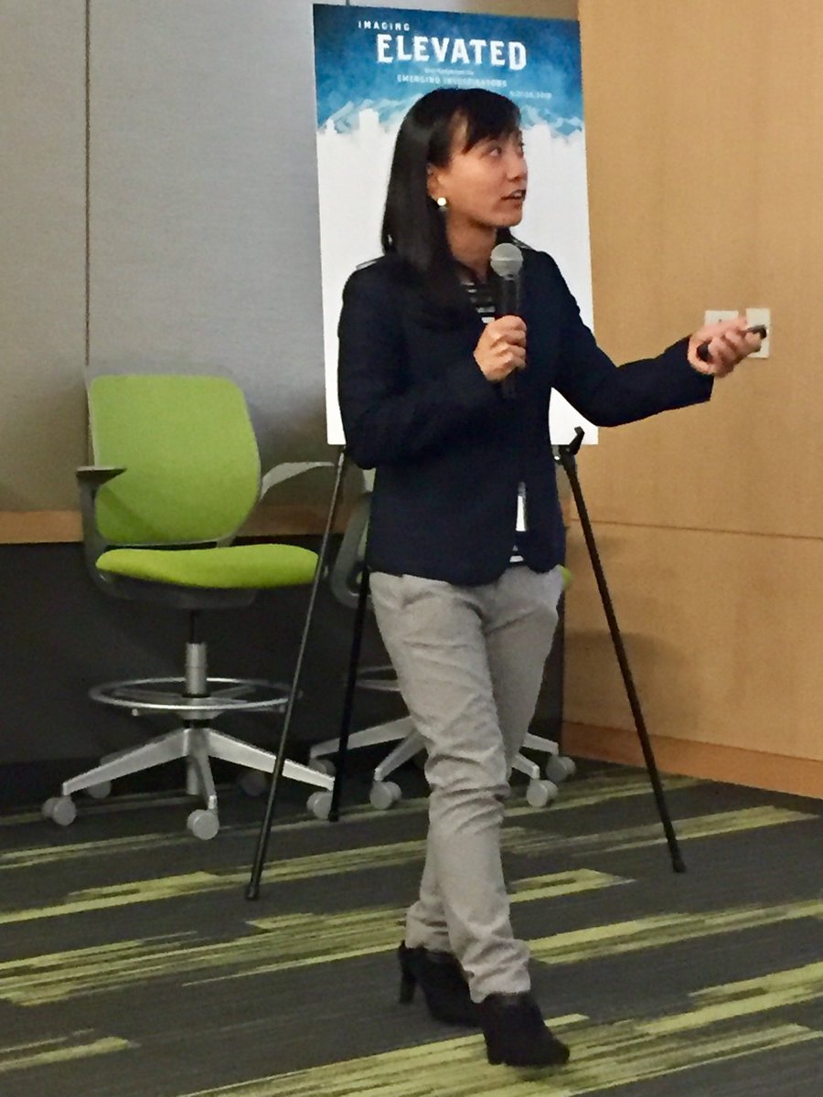 Hearing about cutting edge stroke interventions based on imaging techniques from ⁦<a href="/audreypfan/">Audrey Fan</a>⁩ from ⁦<a href="/StanfordRad/">Stanford Radiology</a>⁩ during #ImagingElevated2018 ⁦<a href="/StanfordBrain/">Wu Tsai Neurosciences Institute</a>⁩ ⁦@sciencenathan⁩ ⁦<a href="/amykristinadams/">Amy Adams</a>⁩ ⁦<a href="/Taylor_Kubota/">Taylor Kubota</a>⁩