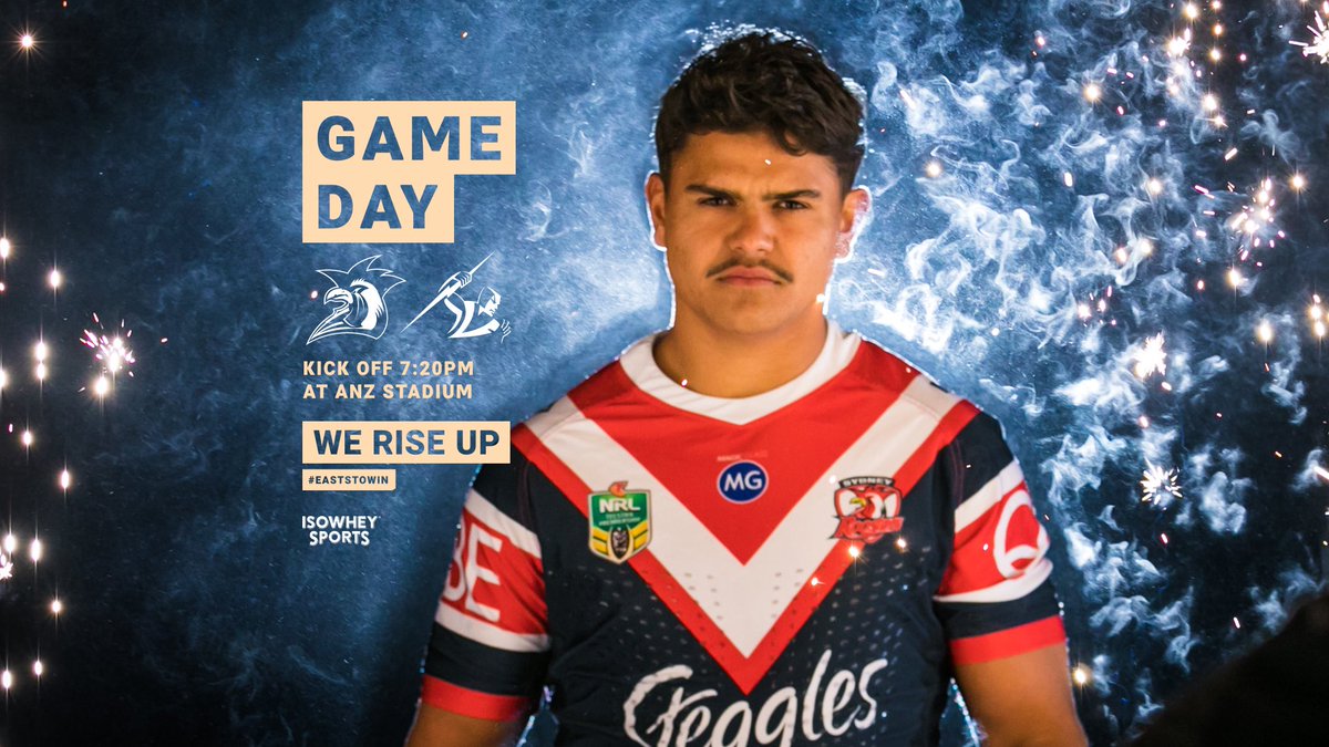 sydneyroosters's tweet image. EASTS TO WIN #NRLGF #WeRiseUp Game Day info- bit.ly/GFinfo18
