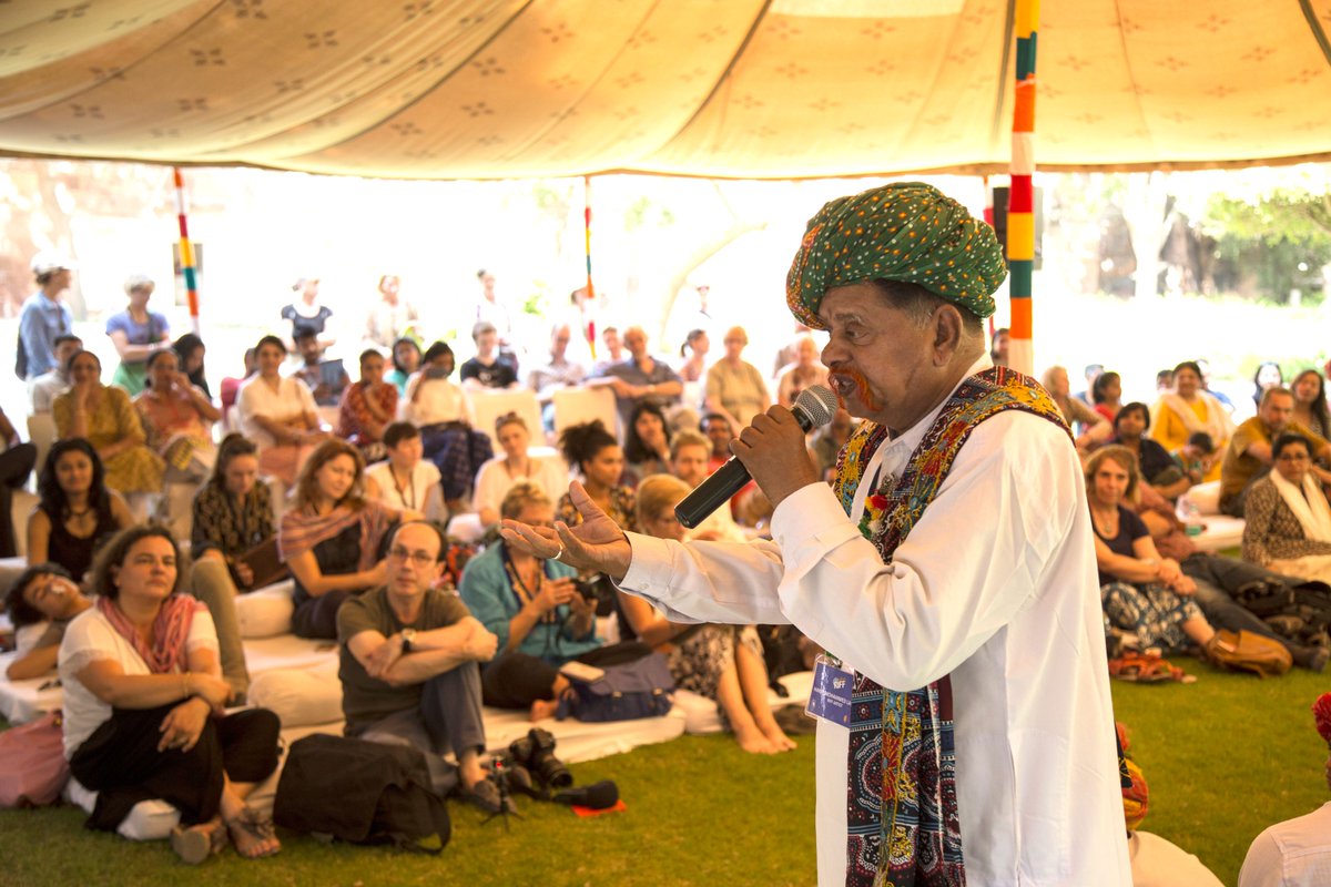 JodhpurRIFF's tweet photo. On Day 2 #JRIFF hosts a talk on Kashmiri music with artists like Shafi Sopori, Mohammed Muneem, Nour Mohammed & @vibha_saraf. Day 3 brings to us Padma-Shri-awardee C. P. Dewal unraveling Meera Bai’s poetry, along with performances.
Book your passes now at https://t.co/pn54vylEIs https://t.co/abGTP3EjJ4