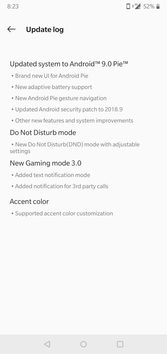 vibhurishi's tweet image. Heh. Finally #AndroidP on the @oneplus #OnePlus6