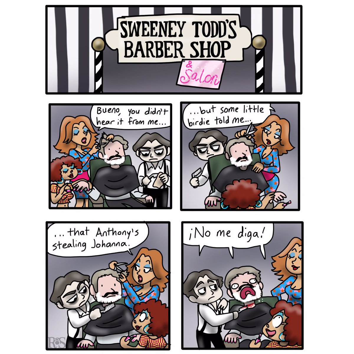 SmeeBucket14's tweet photo. Times is hard, and businesses have to merge.
I hope @Lin_Manuel likes my parody comics. https://t.co/mhxFNbLFVQ