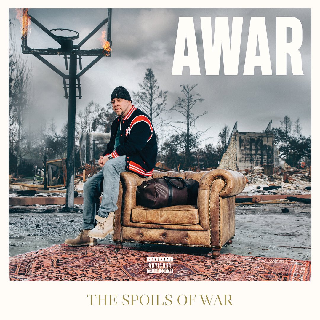 AWAR's tweet image. New album AWAR "Spoils of War" out October 26th! Available for preorder now on awar.bandcamp.com for limited edition Vinyl and CD, digitally on ITUNES. @therealstylesp @Therealkiss @BrotherMob @CyhiThePrynce @Raekwon @iamcormega @HamiltonAnthony @JakeUno @NottzRaw &amp;amp; more