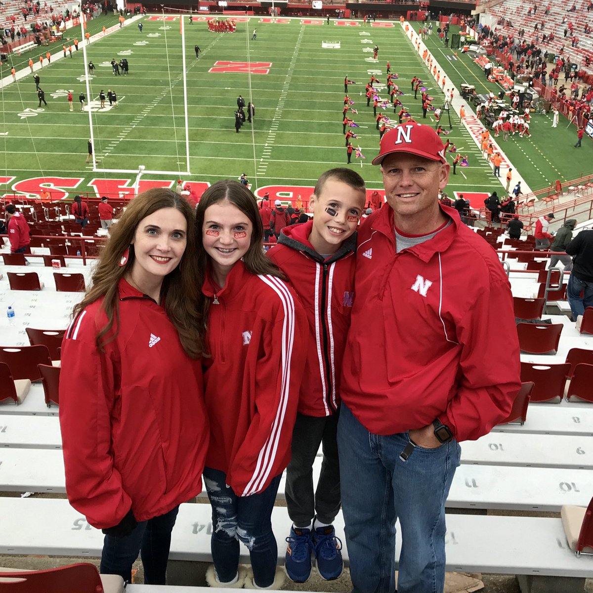 Husker fans for life! #GBR #Huskers