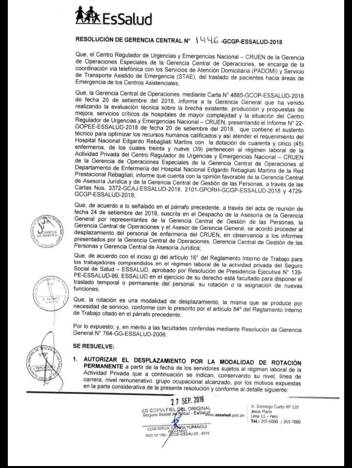 Maria71051695's tweet photo. ESALUD NO RESPETA A PERSONAL DE CRUEN SE OPONEN A NUESTRO ROL @congresoperu @dsalaverryv @msalazarcongres @stapiab @IndiraHuilca @yonhy_lescano @RichardAcunaN @vozdelatierra @exitosape @RPPNoticias @canalN_ @atvmasnoticias @Latina_Noticias @larepublica_pe @elcomercio_peru https://t.co/IzujykRXWN