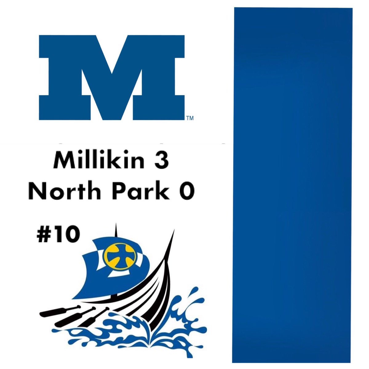millikinmsoccer's tweet image. Isaac Hopper’s gets the shutout as he leads Millikin past #10 North Park! #GoBigBlueⓂ️ #EAT
