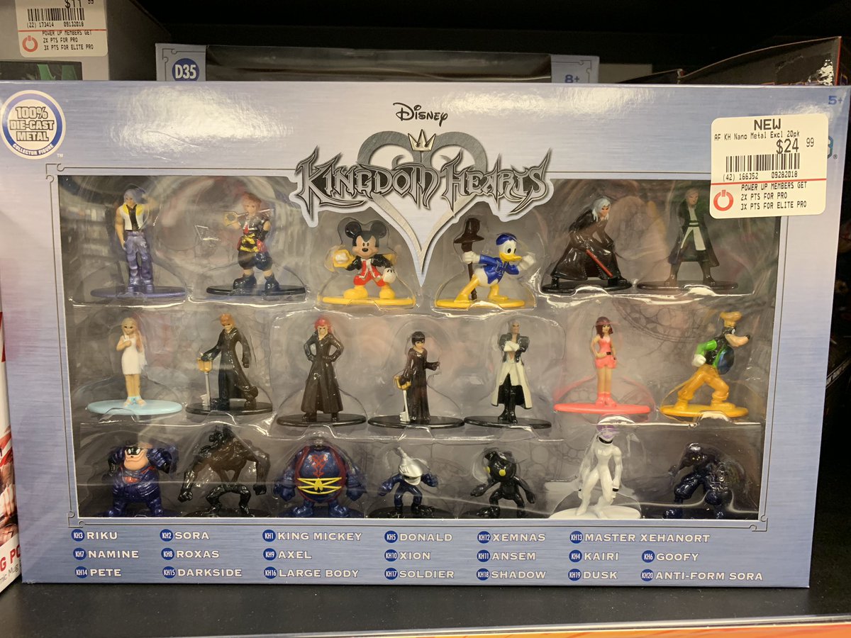 kingdom hearts mini figures