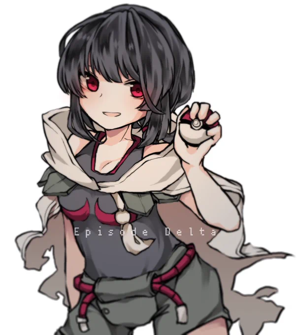 ポケモンで一番可愛いトレーナー描いた。 