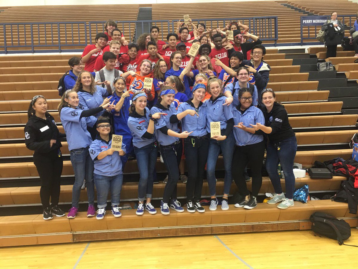 robodevil1018's tweet photo. What a great day! Competition finalists and the spirit award! Thank you @CtrlZ4096 and @Frc1706 for being excellent alliance members. #girlsinSTEM #girlpower @PikeSchools @PikeHighSchool @TheIndyRAGE https://t.co/eIU9E4Zaw4