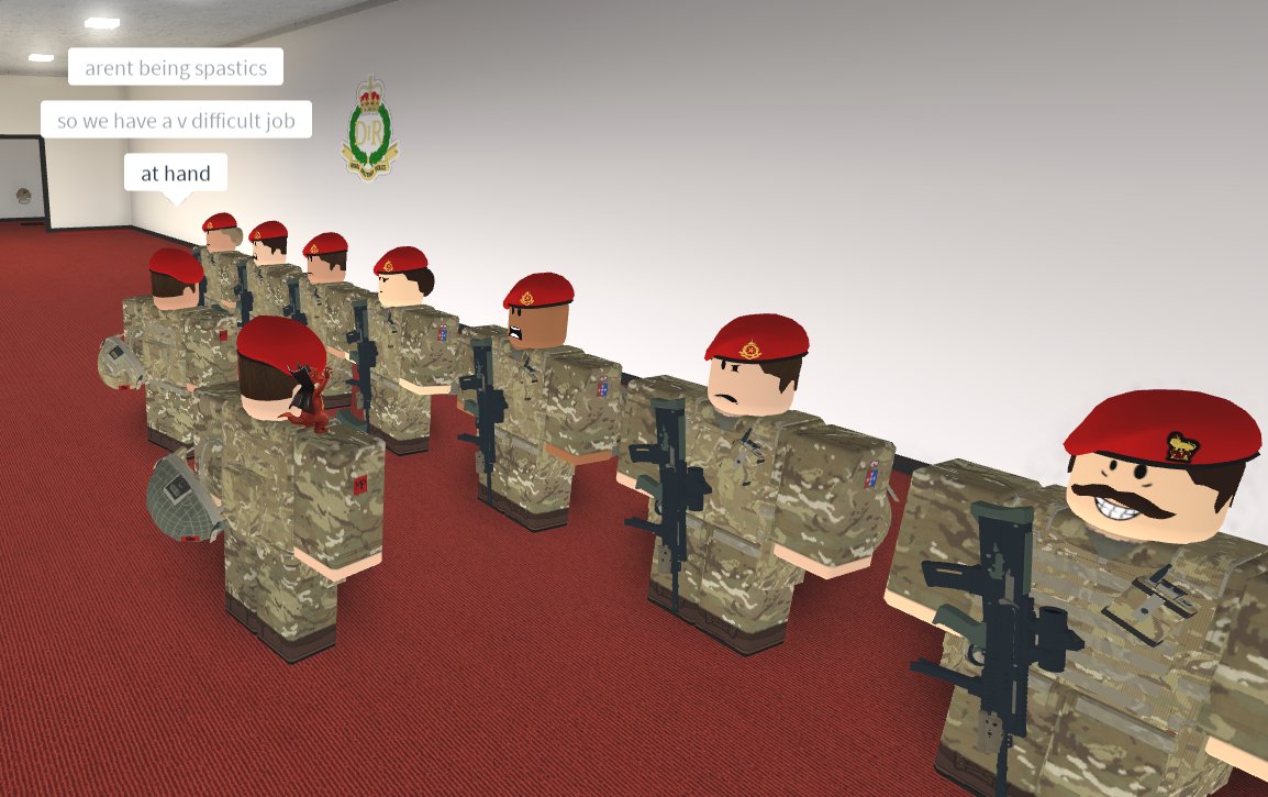 British Armed Forces On Twitter The Royal Military Police Were Deployed To Eastbrook Earlier This Evening As Part Of Martial Law - good roblox military groups