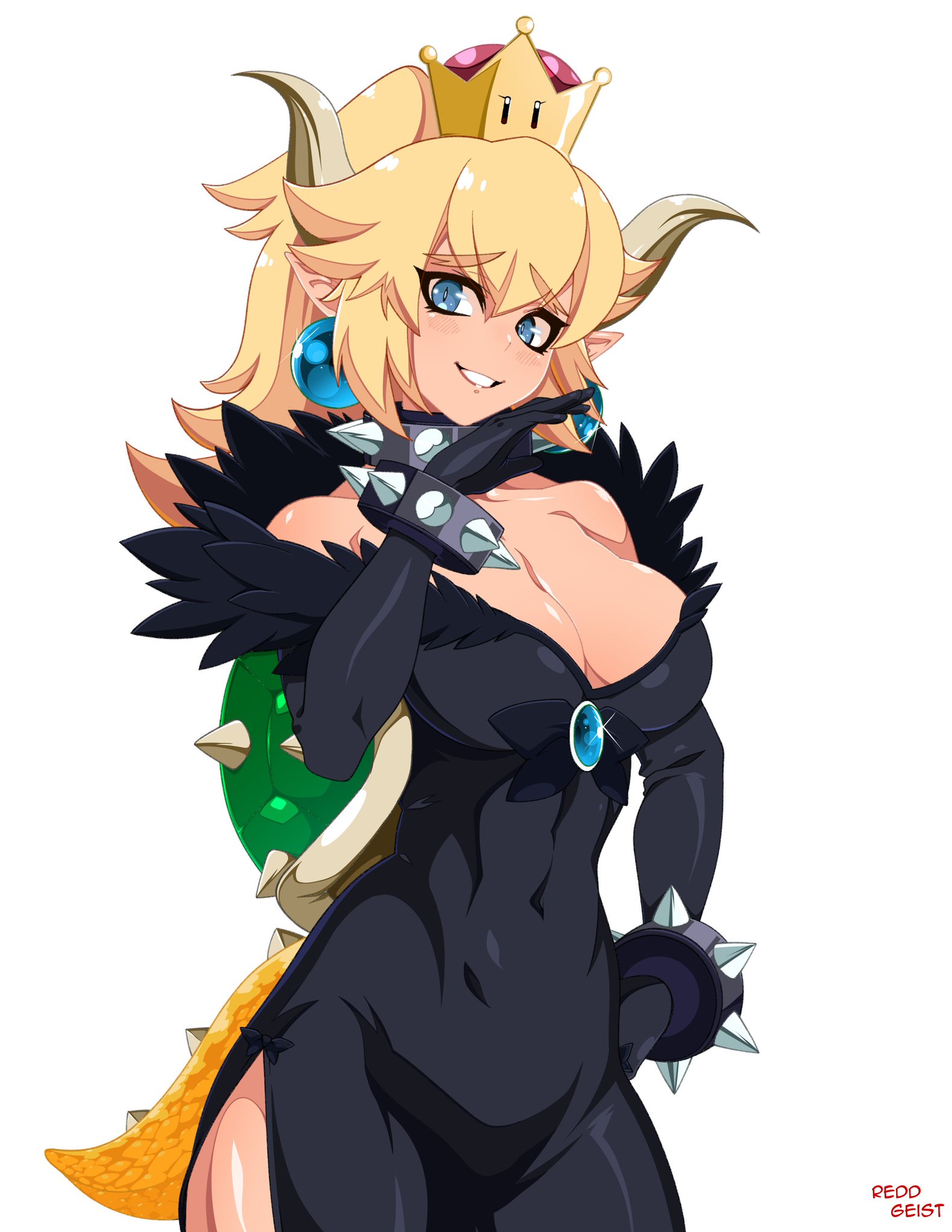 Bowsette is an anthropomorphised genderbend version of the Super Mario vill...
