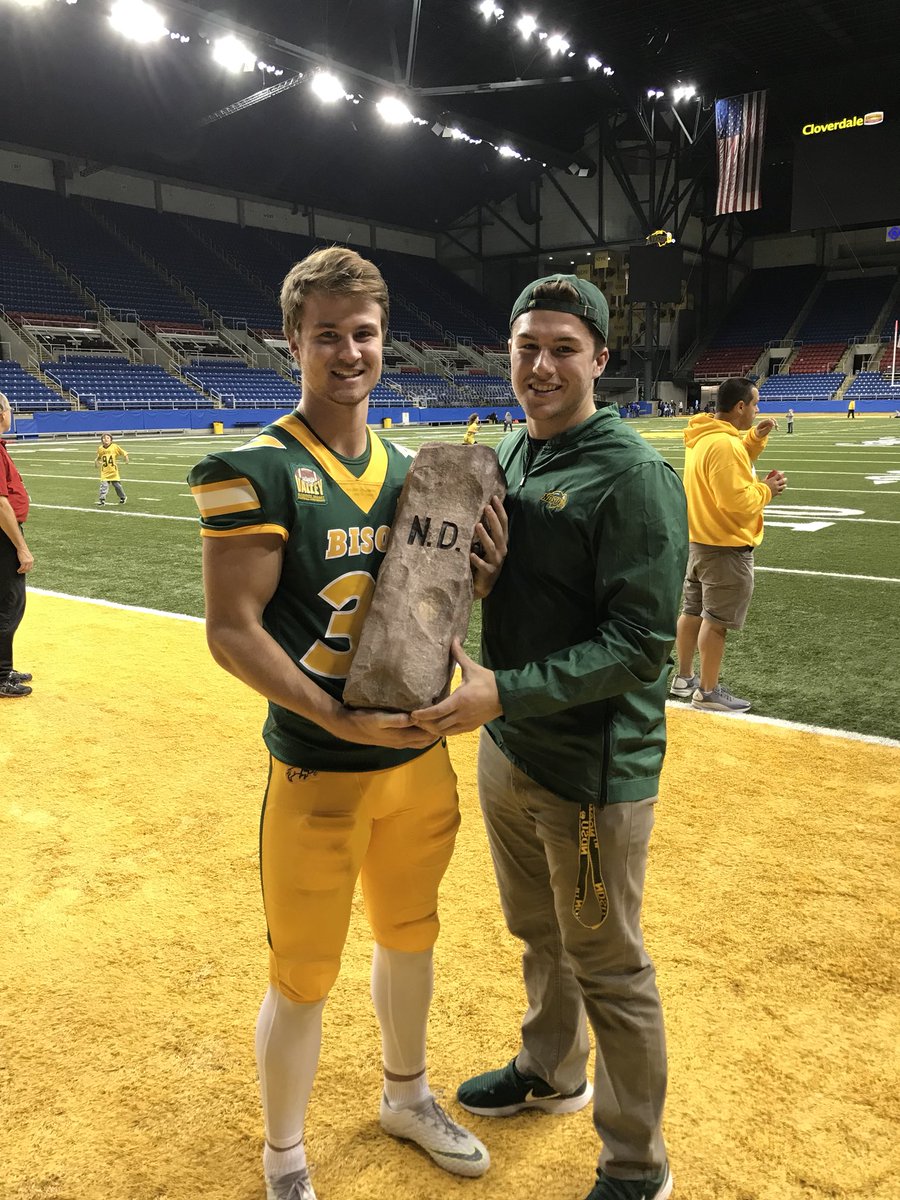 jkava8's tweet photo. The rock is secured🤘🏻🔒 #BisonDeacons https://t.co/5j3s3yB1hN