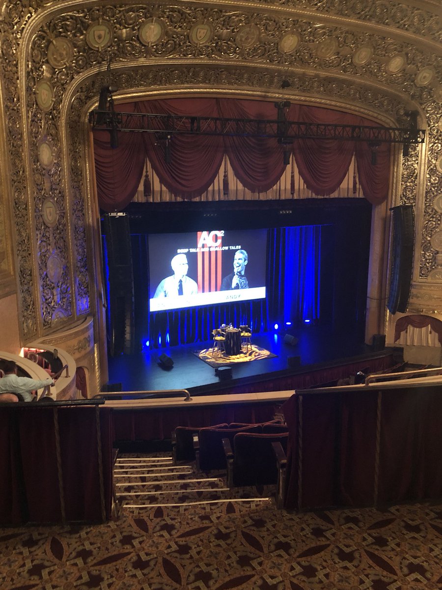 OneVanillaBean's tweet photo. Best day ever! Going to see @andersoncooper and @Andy at the @WarnerTheater with @Kay819. https://t.co/rrduXDb1FT