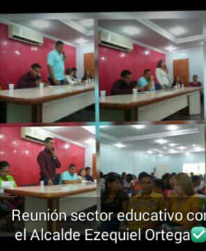 LosCei's tweet photo. Encuentro del sector educativo con el Alcalde @Ezequielenaguab ,figura única de educación en el municipio @aular_terry @rafaelcalles @psuvaristobulo https://t.co/KGY3It1UgE