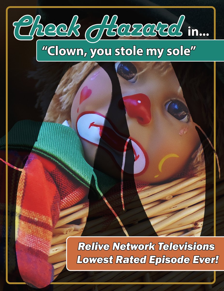 CarpentersMoons's tweet photo. There's nothing quite like a Check Hazard binge! Who could possibly forget that classic - "Clown, you stole my sole"

Join me in The Wholeverse! 
The Carpenter's Moons - https://t.co/9vdVaBF8oc
#scifi #fantasy #Reading https://t.co/M1EleT5PqQ
