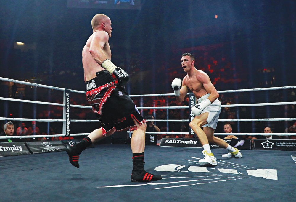 arabnews's tweet photo. #Saudi #boxing fans real winners in historic #Jeddah fight night https://t.co/mCbdHEjlFM #MuhammadAliTrophy @GEA_SA https://t.co/vufBLuHMUU