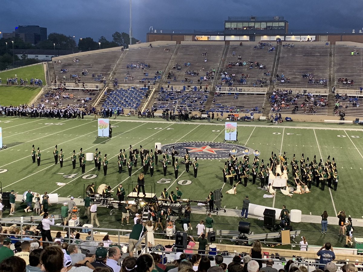The Spartan Band performed their full show, Persephone, for the first time tonight. It was awesome! Great job, Band! #SpartanPride