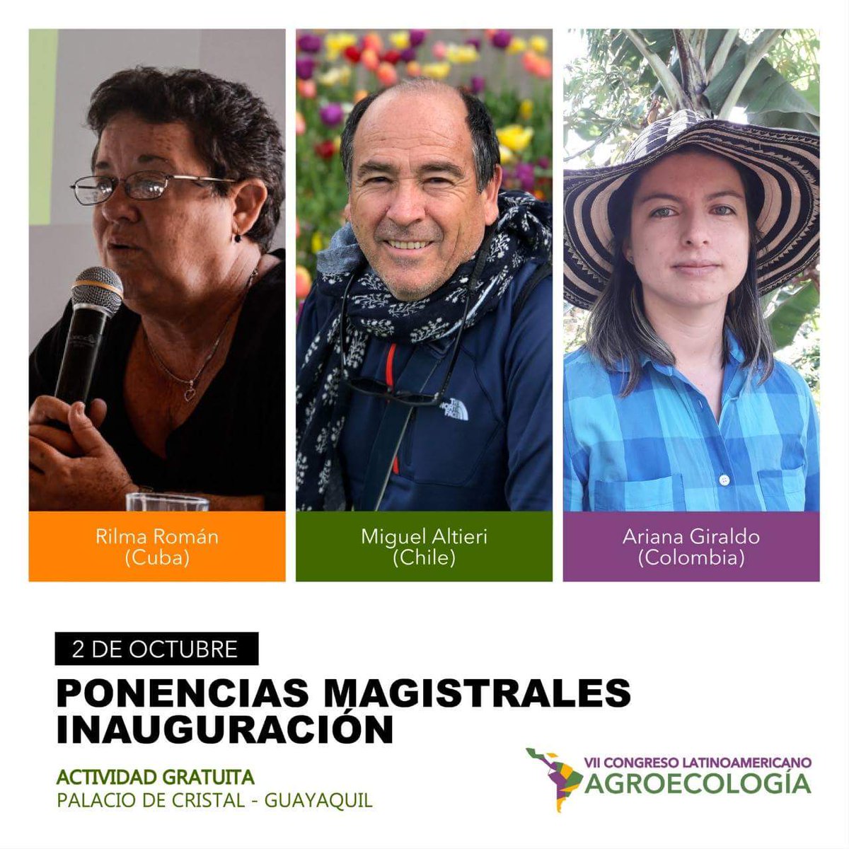 VII Congreso Latinoamericano de #Agroecologia2018 tweet media
