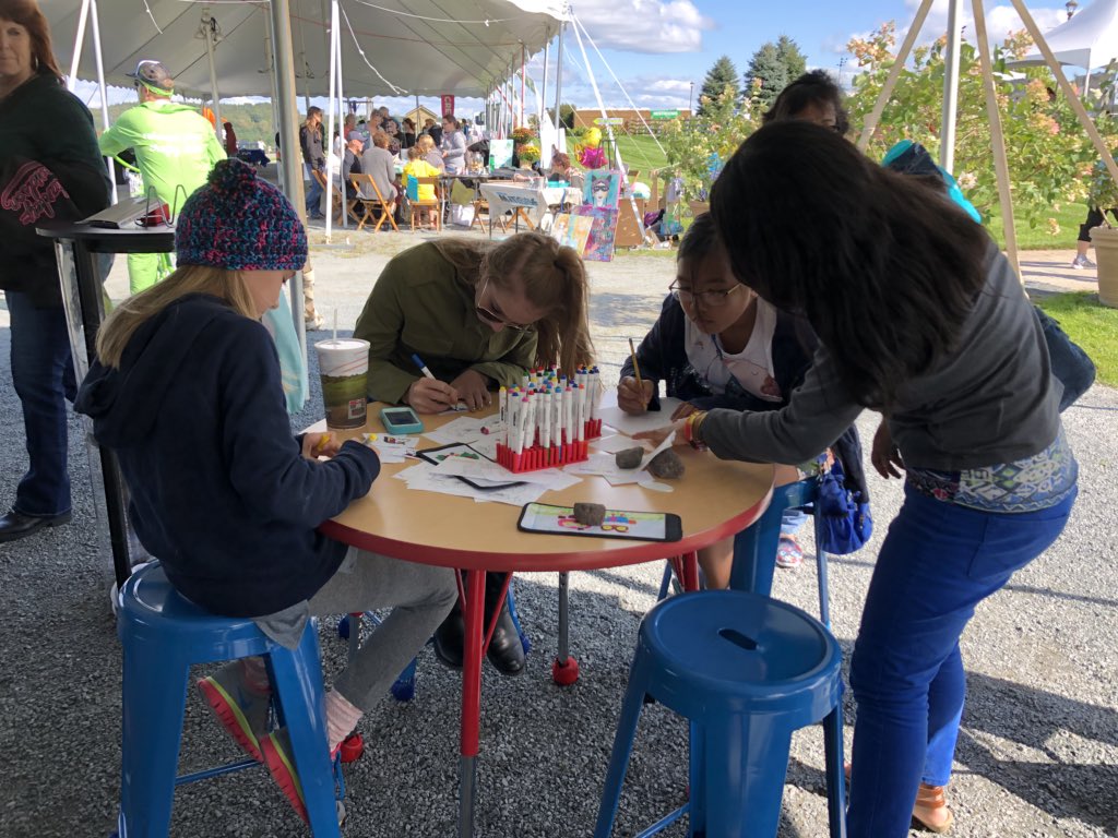 artesprix's tweet photo. Everyone had so much fun on day 1! If you’re in the NY area, tomorrow calls for more sunny skies @inthemkng... come get creative with our #artesprix #markers! @afci @Kens_Kreations @BethelWoods ✨🌈✍🏼😍 https://t.co/D8BdM4CIfl