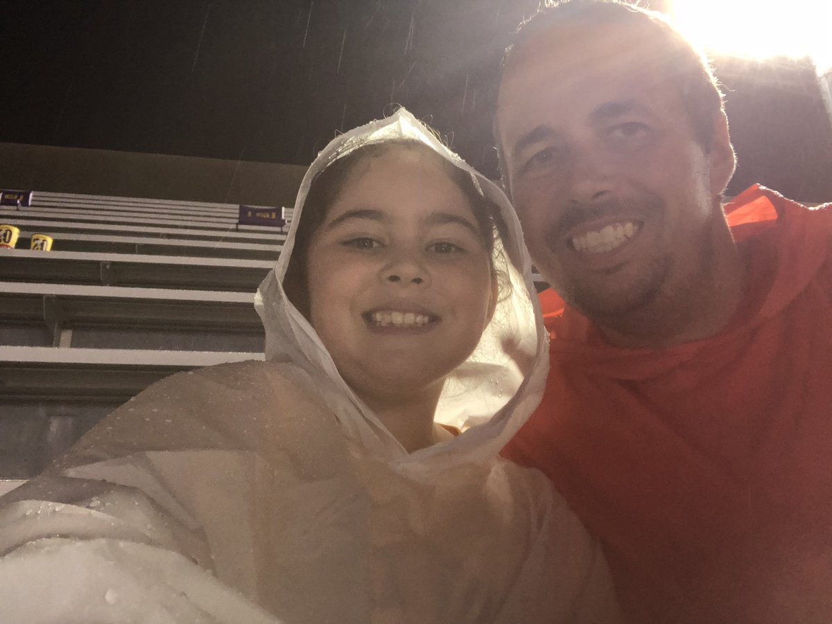 bigpappa76's tweet photo. Chance of rain never! #LSU https://t.co/EZTFLHKV7e