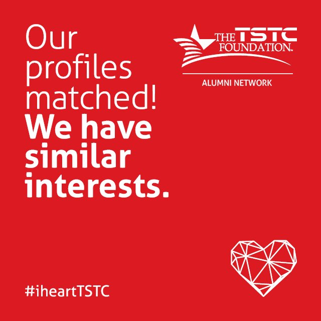 tstcmarshall's tweet image. Alumni: flirt on over to TSTC. Let’s Rekindle the Love by going online at tstc.edu/rekindlealumni and fill out a short survey. This could pay off for you in the way of a Visa gift card or an iPad Pro.
#iheartTSTC #TSTCalumni #TSTCalumni