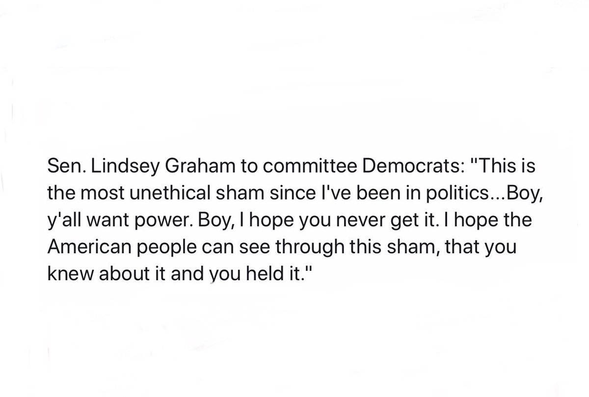 KrashingKarma's tweet photo. New favorite quote that pretty much sums up the democratic party as a whole:

Kavanaugh
#trump
#lindseygraham https://t.co/HdaP74kdPu
