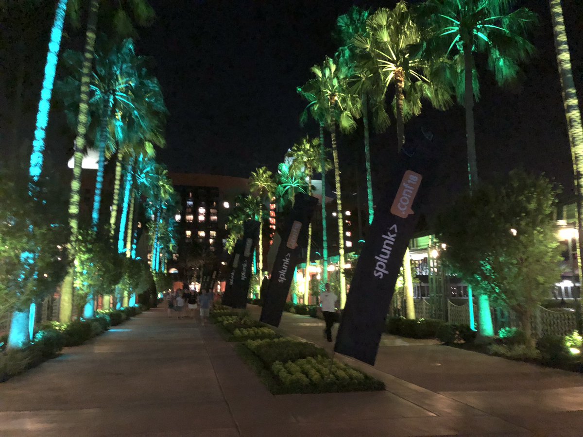 Just got in to Orlando for .conf18 <a href="/splunk/">Splunk</a>. Ready for a great week!