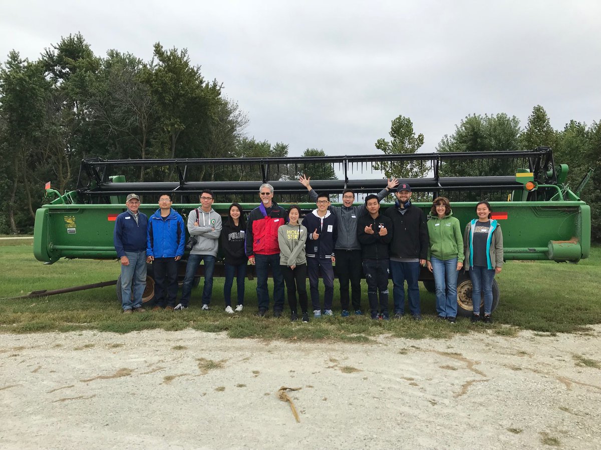 Enjoyed showing “FARM” to these International Purdue Students from Hong Kong, China, Japan, and Australia.