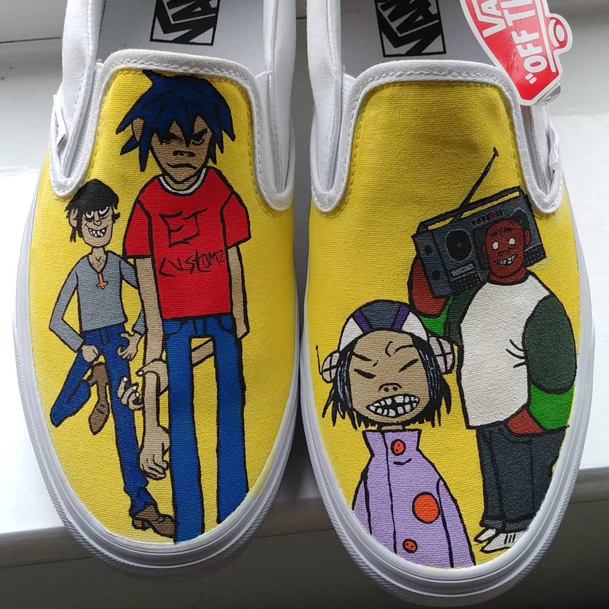 gorillaz vans shoes