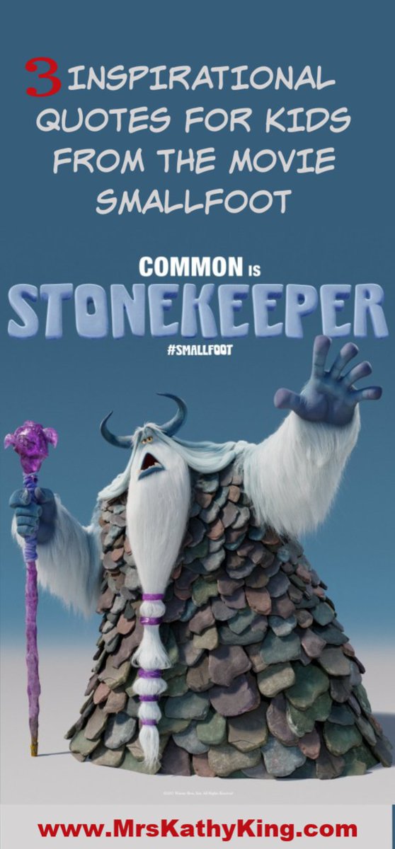 3 Inspirational Quotes for Kids from the movie Smallfoot #SMALLFOOT bit.ly/2xKjr7I