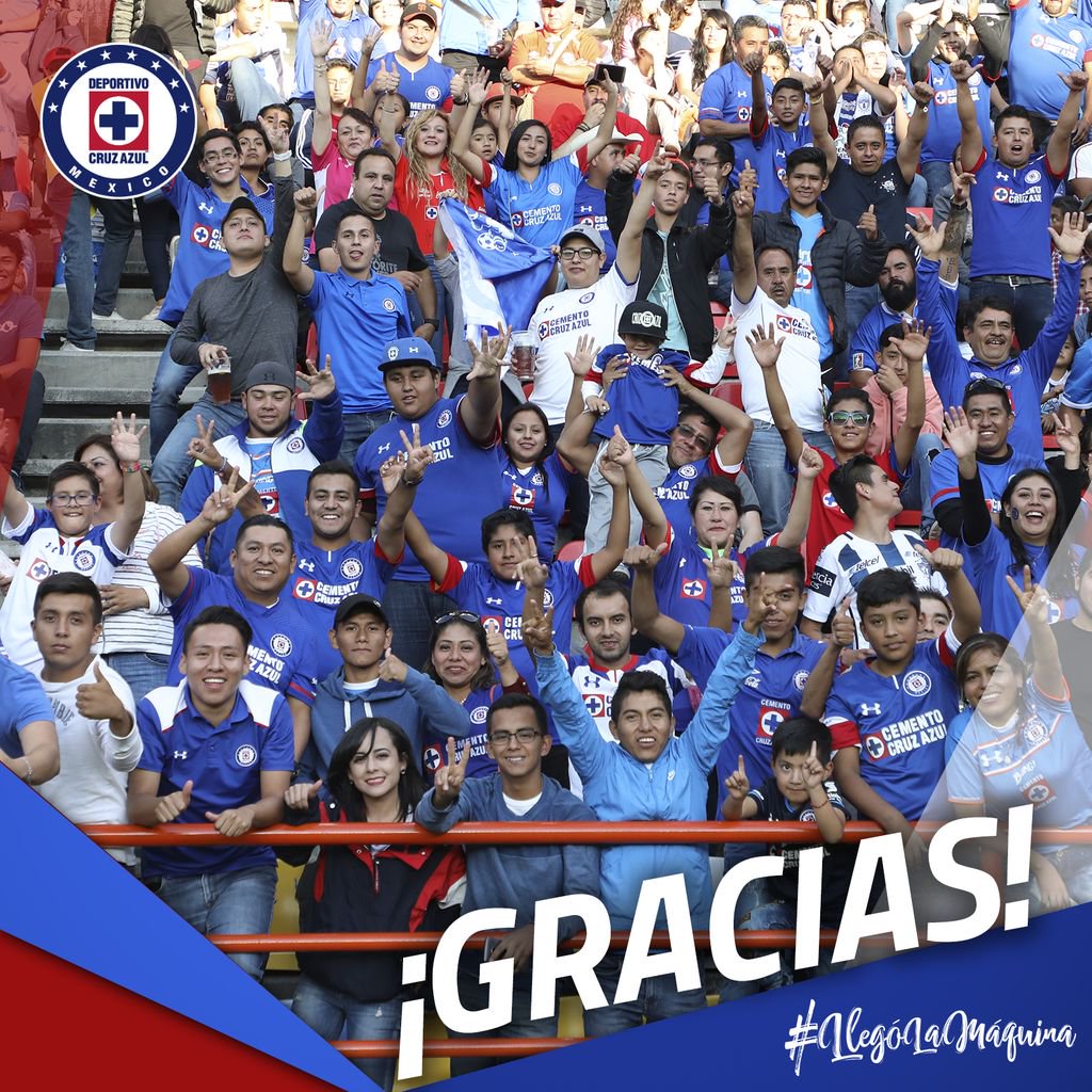 CRUZ AZUL FC ® on Twitter "¡Gracias afición! Recuerda que esta