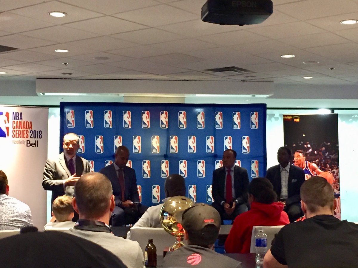 NBA Raptors vs. Portland! Proud to host the fantasy camp ~ great time had by all! Chat with Isaiah Thomas bonus!