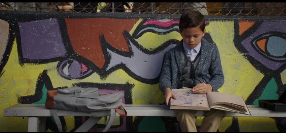 LeslyeJoyAllen's tweet photo. Two of my favorite frames from @ava’s @WrinkleInTime featuring the precocious, charming and talented @DericMccabe as “Charles Wallace.”  All the kids in this film are precious reminders that we owe them our best efforts and best examples. #dericmccabe #AWrinkleInTime #avaduvernay https://t.co/AwFE7RgvuJ