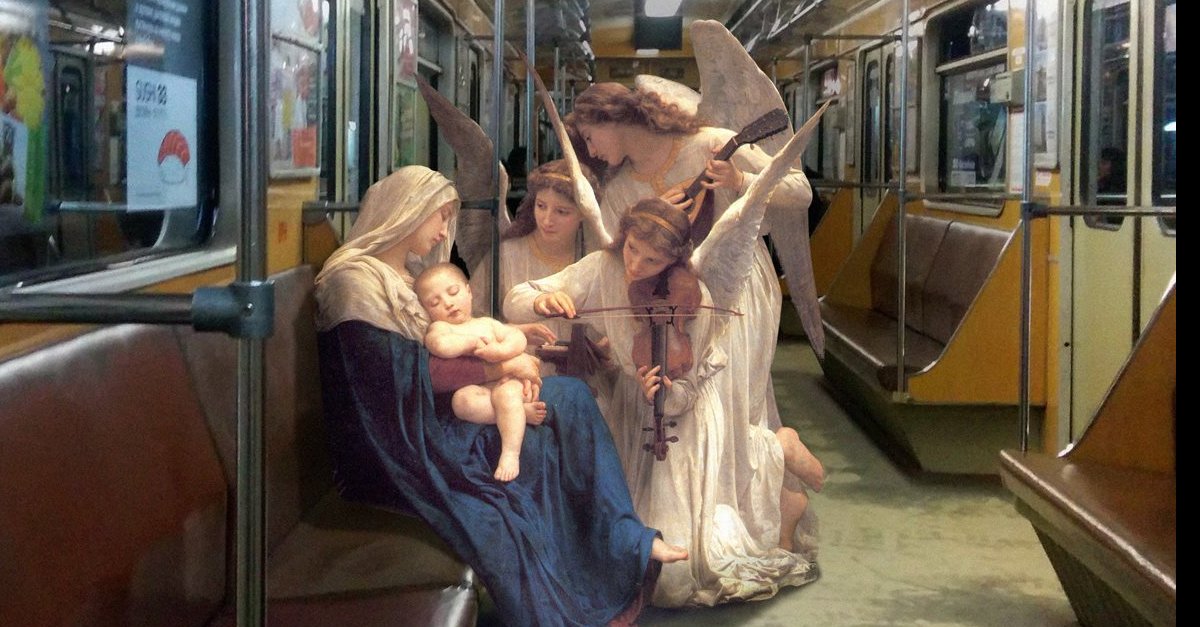 Catoliscopio's tweet photo. Te imaginas un David en el metro? unos árcangeles? https://t.co/VzJp6ZSPLk https://t.co/5QZdXSX7oC