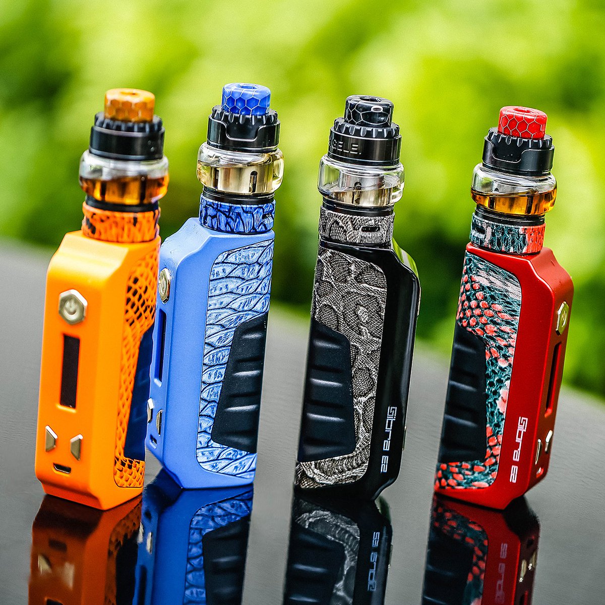 Which skin of Sibra E2 kit do u like most?
order:sigelei.store.com                                                                                    
#vape #vapelife #vapeporn #ecig #vapelove #vaper #vapefriends #dripclub #vapefamous #westcoastvapers #sigelei #vapekit