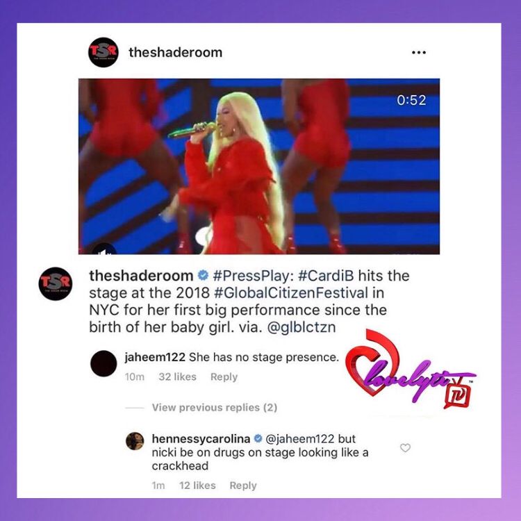 lovelyti's tweet photo. #HennessyCarolina was seen in #TheShadeRoom comments #clappingback at a commentator. - #Lovelyti2002 https://t.co/z5IhWmu3Bx