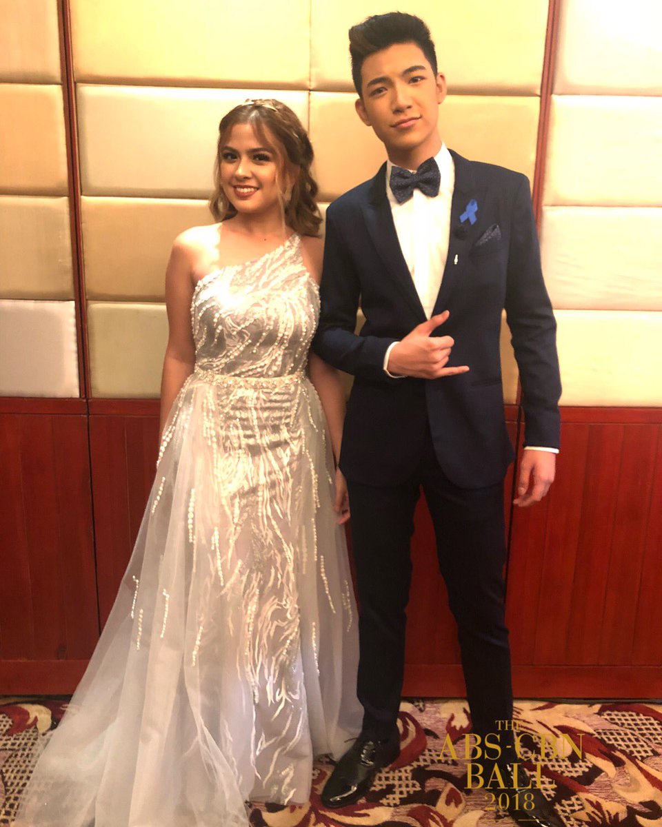 TWBAofficial's tweet photo. Alexa Ilacad and Darren Espanto at the #ABSCBNBall2018 https://t.co/GcX9bNyWmd