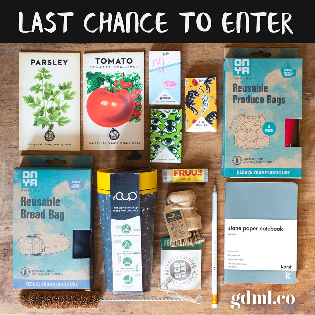 goodimalist's tweet photo. Hey Folks - today is the last day to enter our competition to win our prize pack. Featuring #sustainable and #ethical products by @rcuponeplanet @fruuurskin @heytigerco @OnyaLife  and more.

Enter at https://t.co/mywanb8Tb6

Good luck.
#giveaway #goodimalist #prizepack https://t.co/ETc6MZGvsL
