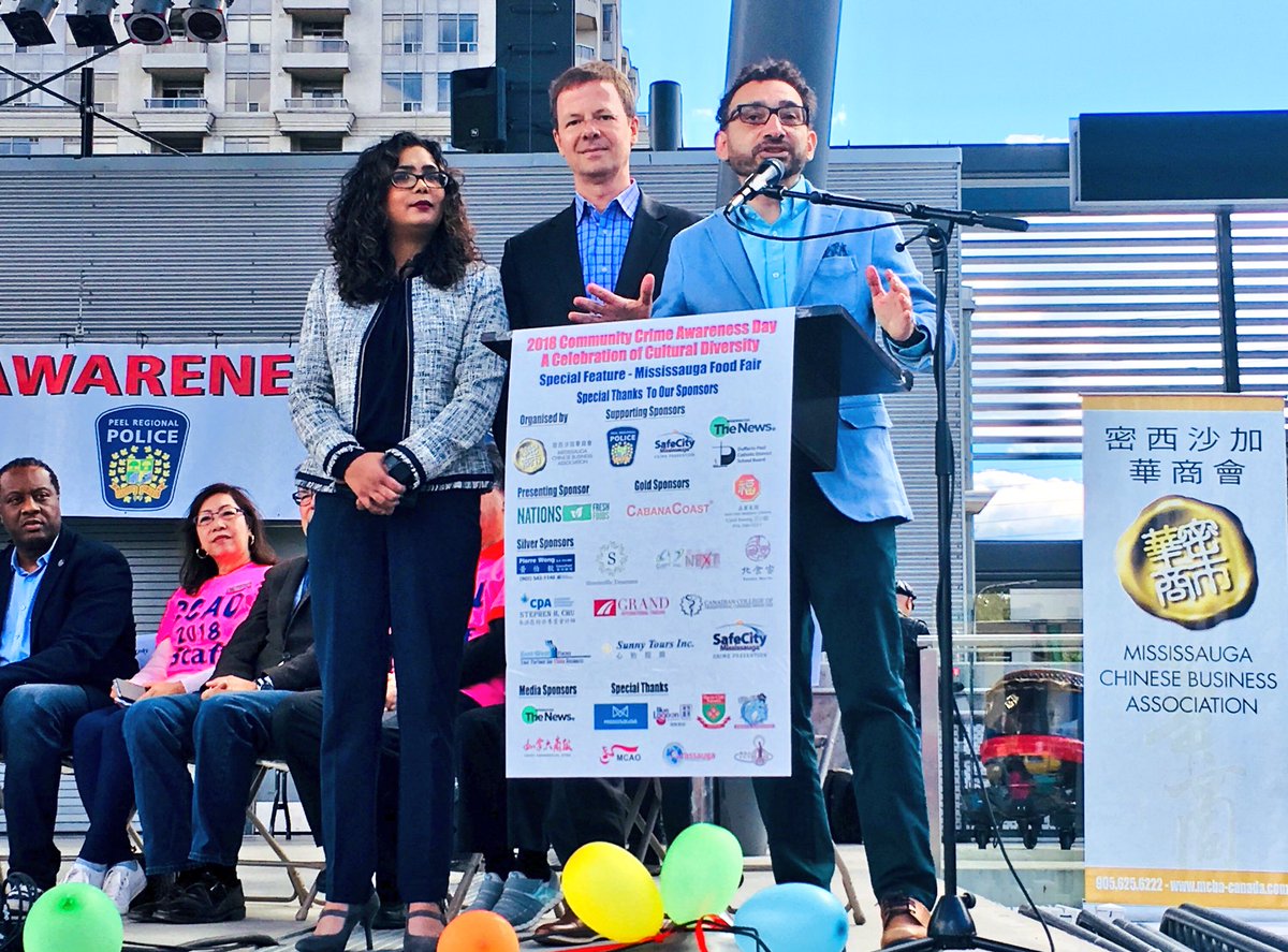 SvenTrueNorth's tweet photo. The #Mississauga Chinese Business Association organized the 2018 Community #Crime #Awareness Day. An important event with all levels of government in attendance! TY @Winniefung888 for inviting me! #CCAD2018 @McbaCanada https://t.co/6ZGE7sBTXb