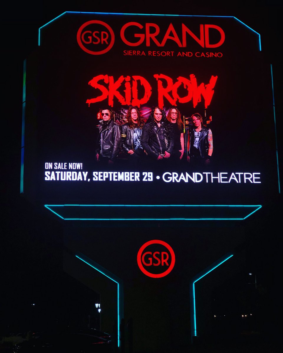 Tonight @officialskidrow and @warrantband_  gonna trash the @grandsierra in Reno NV. Come on down if you dare! #officialskidrow #skidrow #grandsierraresort #shure #ultimateearspro #skidrowdtrip #ontheroad #ontheriot