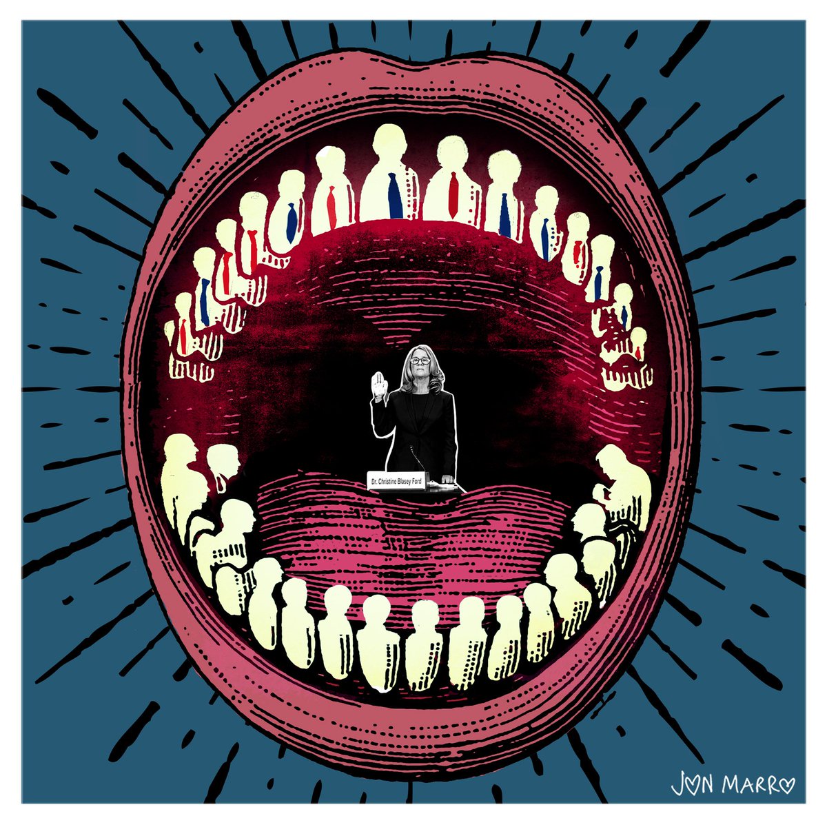 JonMarro's tweet photo. Feast or Feminine.This is a defining moment. May the truth set us all free and allow courage, justice and compassion to resound. Thank you #drford https://t.co/EKIz0iXAys