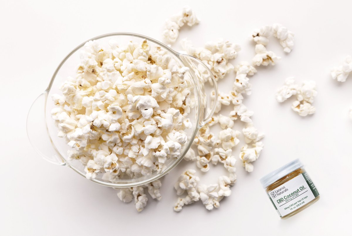 hellogramsly's tweet image. Movie night upgrade! We recently tried this #lazarusnaturals CBD-infused coconut oil drizzled over some popcorn for some serious #netflixandchill #coconutoil #coconutoilbenefits #coconutbliss #healthysnack #fitfood #keto buff.ly/2D1w6rR