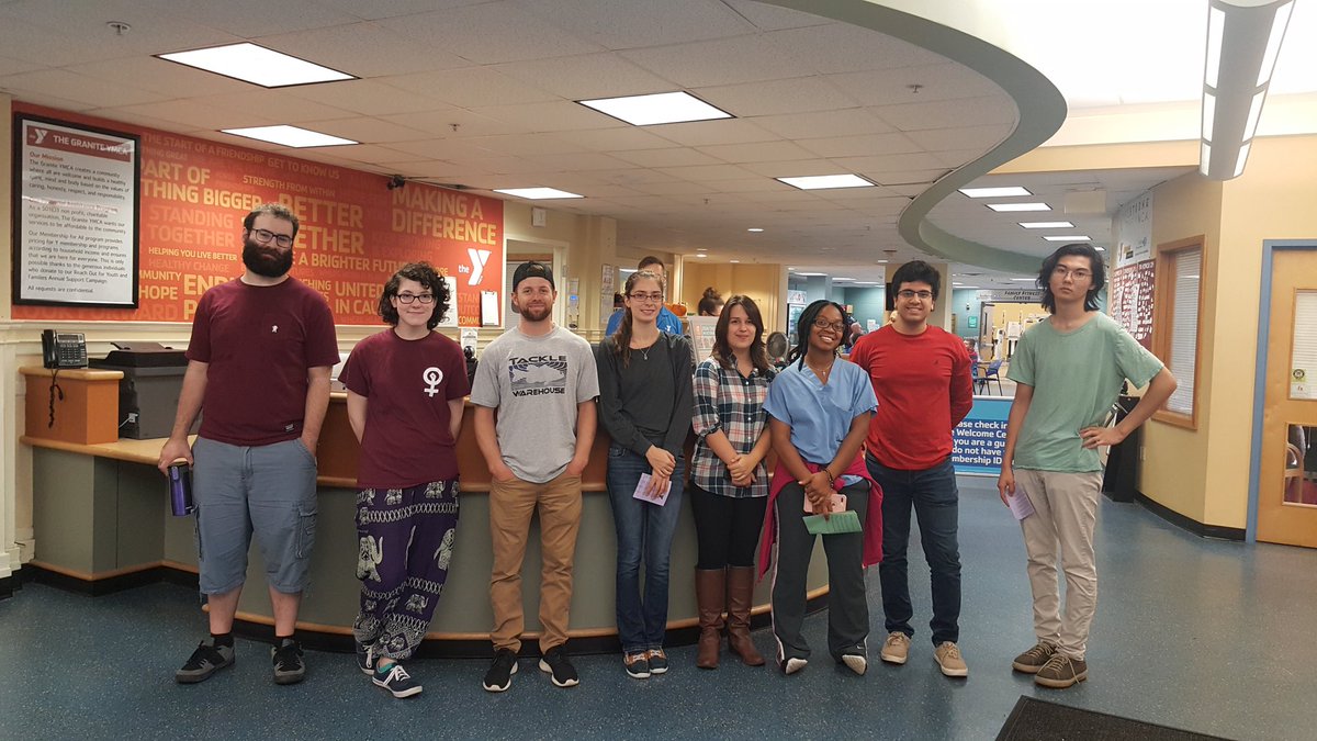 BSCIProf's tweet photo. #BSCI421 #graniteYMCA https://t.co/TgzjlOLjg1